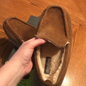 Men’s suede cushion sole moccasins